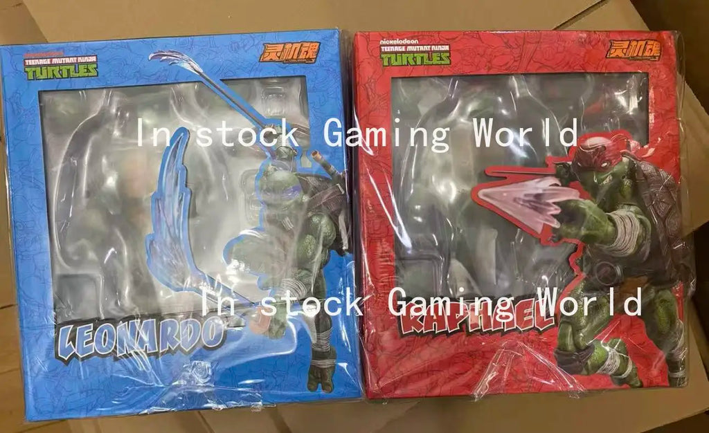 In Stock 1/12 Scale Teenage Mutant Ninja Turtles Action Figures - Raphael & Leonardo Collectible Model Toy for Fans