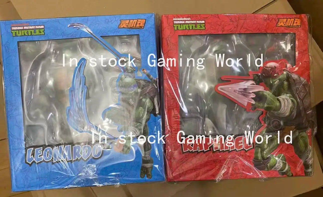 In Stock 1/12 Scale Teenage Mutant Ninja Turtles Action Figures - Raphael & Leonardo Collectible Model Toy for Fans