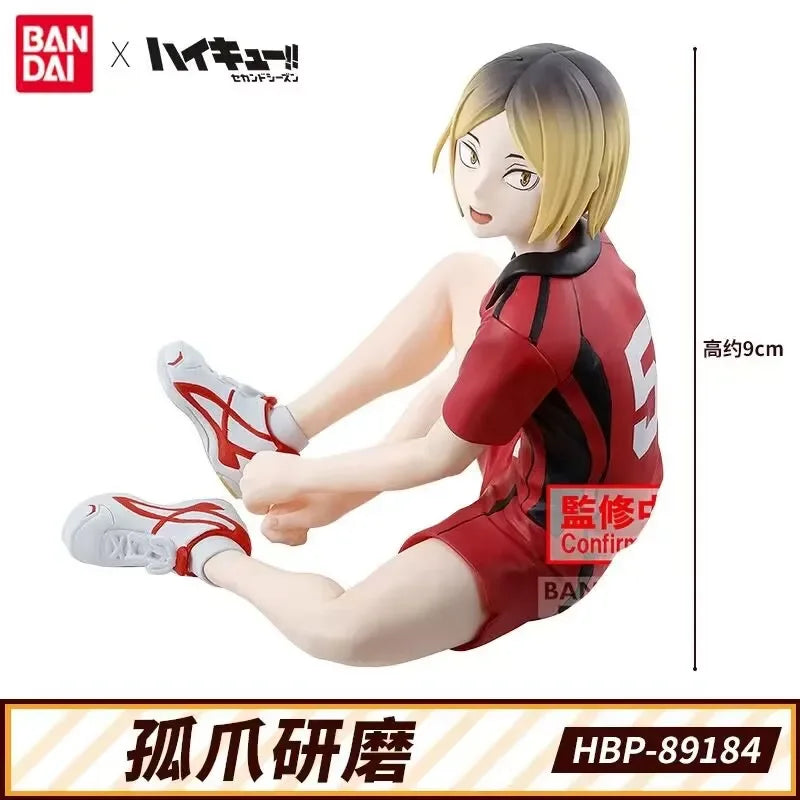 Original Bandai Posing Figure Haikyuu!! Kozume Kenma Anime Action Collection Ornaments Figure Model Toys Holiday Gifts