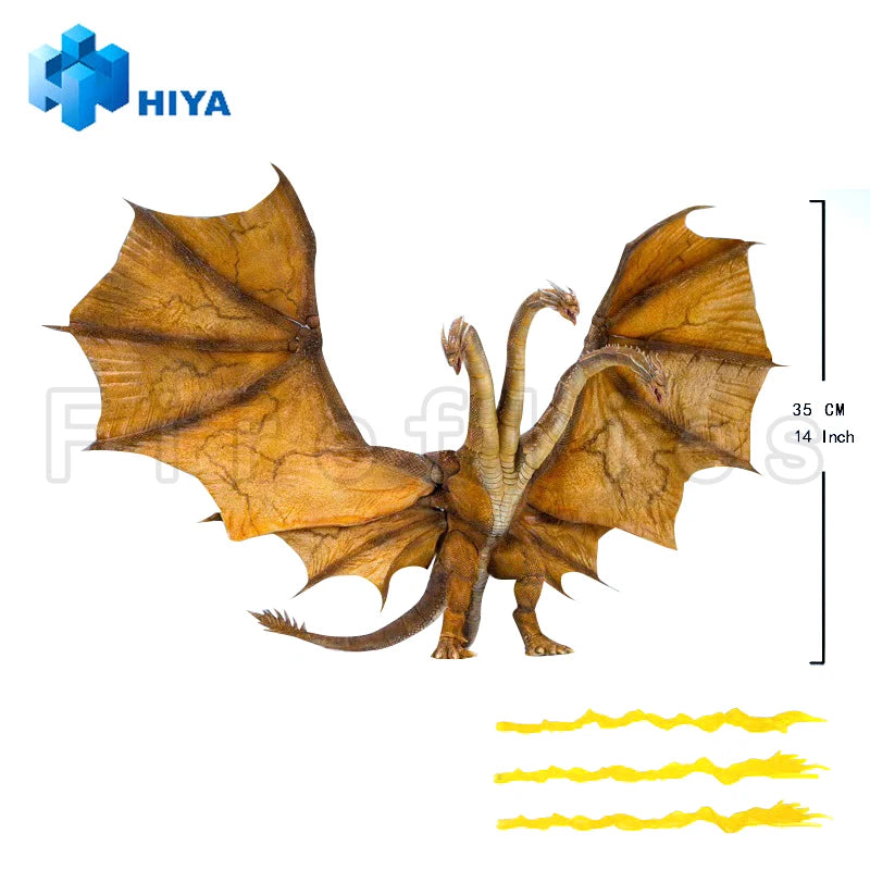 HIYA 35CM Action Figure Exquisite Basic Series Godzilla King of the Monsters King Ghidorah 2.0 Anime Model Collection Toy