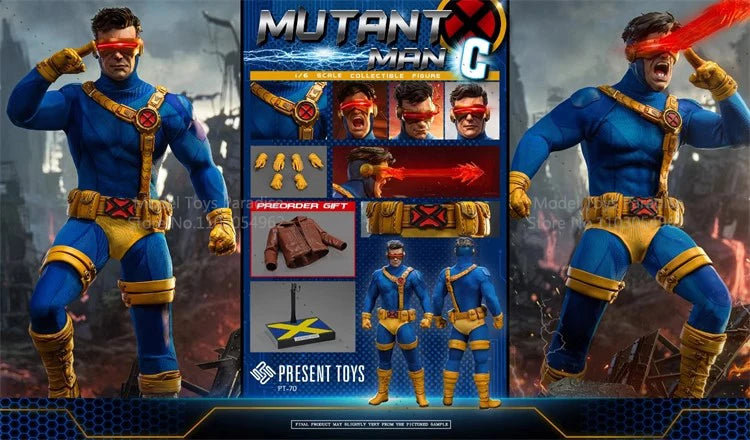 PRESENT TOYS PT-sp70 PT-sp71 1/6 Collectible Toys Cyclops Super Hero Men Soldier 12inch Action Figure Model Gifts