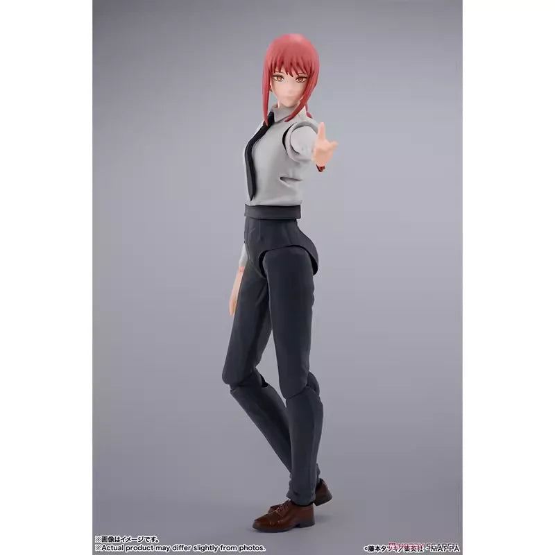 In stock Bandai SHF Chainsaw Man, Chainsaw Man, Makima, Bad Girl, Makizhin, action figures, ready stock, collectible gifts