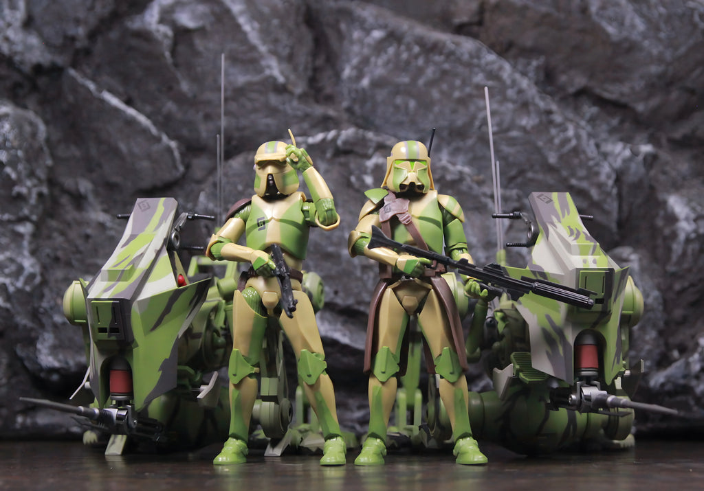 6inchs Scale 1:12 41st Elite Corps AT-RT ATRT All Terrain Reconnaissance Transports ﻿Clone ARF Trooper 6" Action Figure Toys