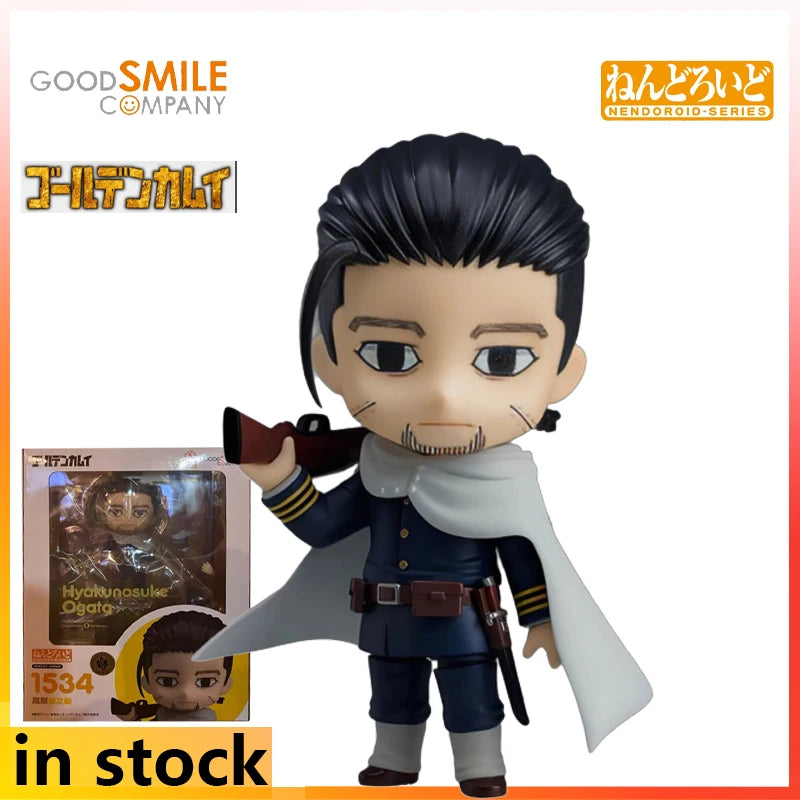 GSC Q-version Movable Humanoid Nendoroid Golden Kamuy Tail Shape Hundred Help Character Model Figurine Holiday Gift for Friends
