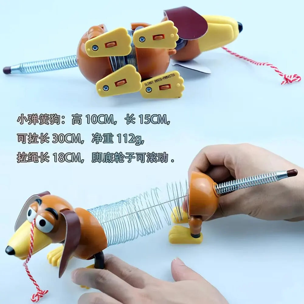 Disney Pixar Toy Story Stretch Slinky Dog Action Figures Toys Sheepherder Slinky Dog Woody Anime Figure Dolls Gifts for Kids