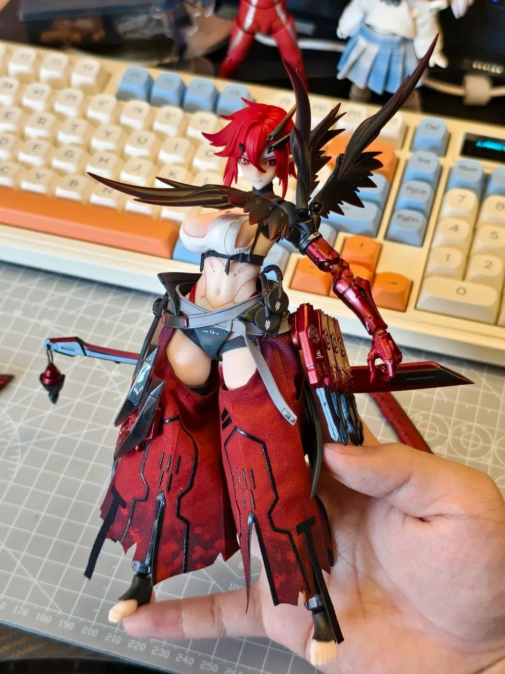 IN STOCK Animester Wolf Mastiff Force Karas Samurai Crow 1/9 Action Model Collectible Figure Toys