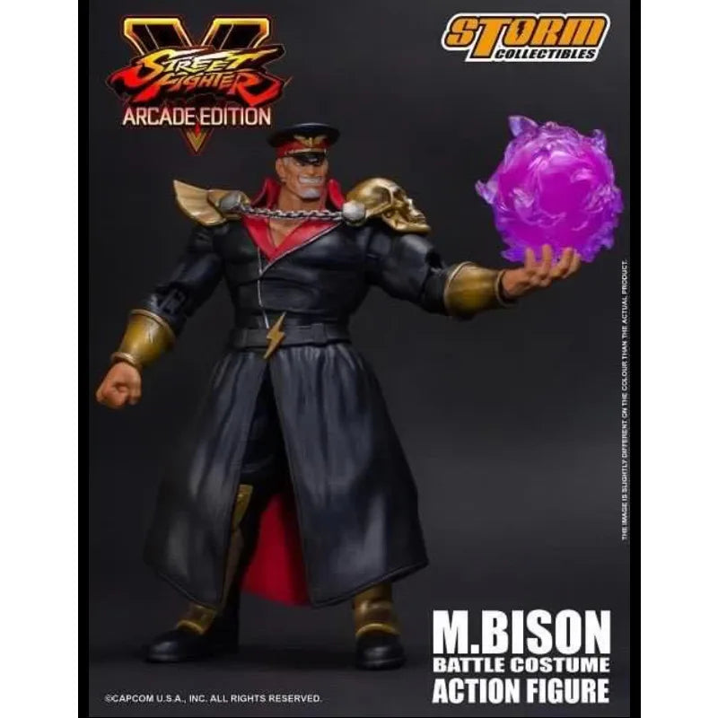 Storm Toys Original 1/12 Street Fighter M.BISON BATTLE COSTUME Bison Vega Game Mobile Doll Model Handmade Toy Gift Collection