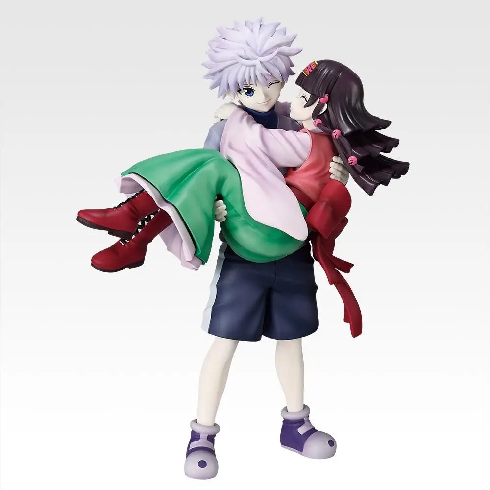 BANDAI Ichiban Kuji HUNTER×HUNTER Cross The X-Day Killua Zoldyck&Alluka Zoldyck MASTERLISE Action Figure Model Collectibles