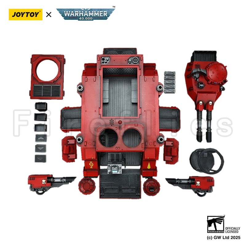 1/18 JOYTOY Action Figure 40K Blood Angels Predator Annihilator with Twin Lascannons Anime Model Toy