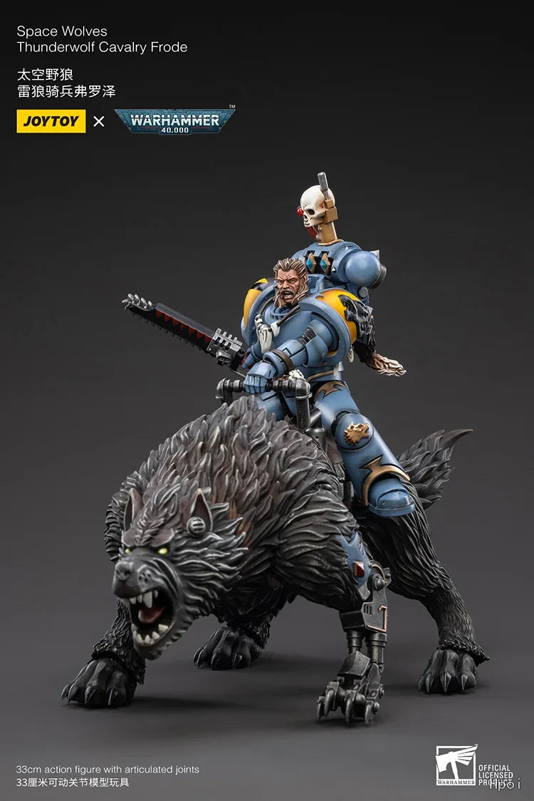 【UA】 JOYTOY Warhammer 40K Space Wolves Thunderwolf Cavalry Frode 1/18 Action Figures Toys Models Collection