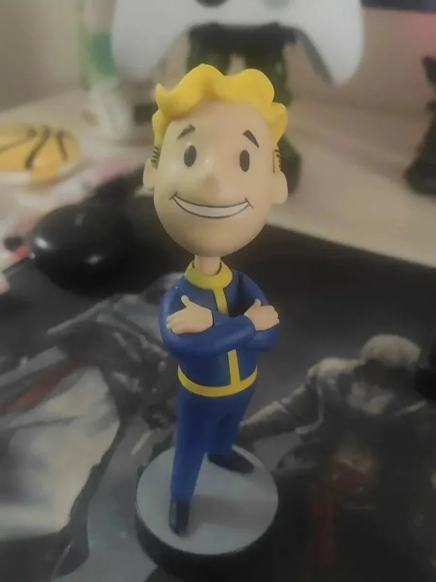 2025 Bobblehead Cute Vault Boy Full Set Figure Toys Anime Action Figure Statue Collection Model Doll Room Ornament Toys Kids Gif
