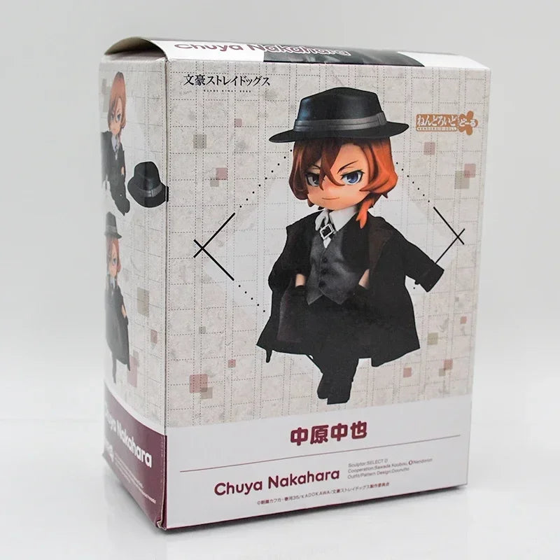 20cm Bungou Stray Dogs Nakahara Chuuya Anime Figure Dazai Osamu Action Figure Edogawa Rampo Figurine Collectible Model Doll Toys