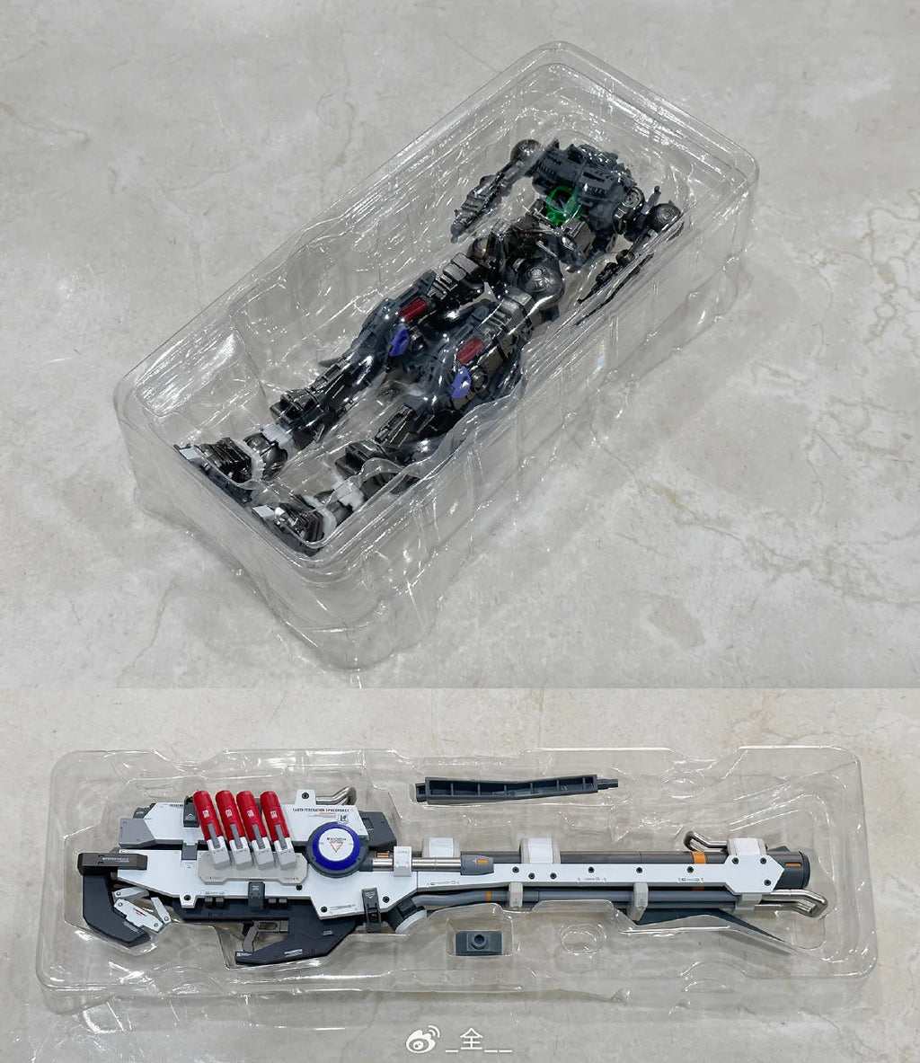 In Stock V-TIGER VT01 Hi-V 1/100 Assembly Model Toys RX-93-v2 YUJIAOLAND Hi-V GK Pre-coating Alloy skeleton model The 2/3 batch