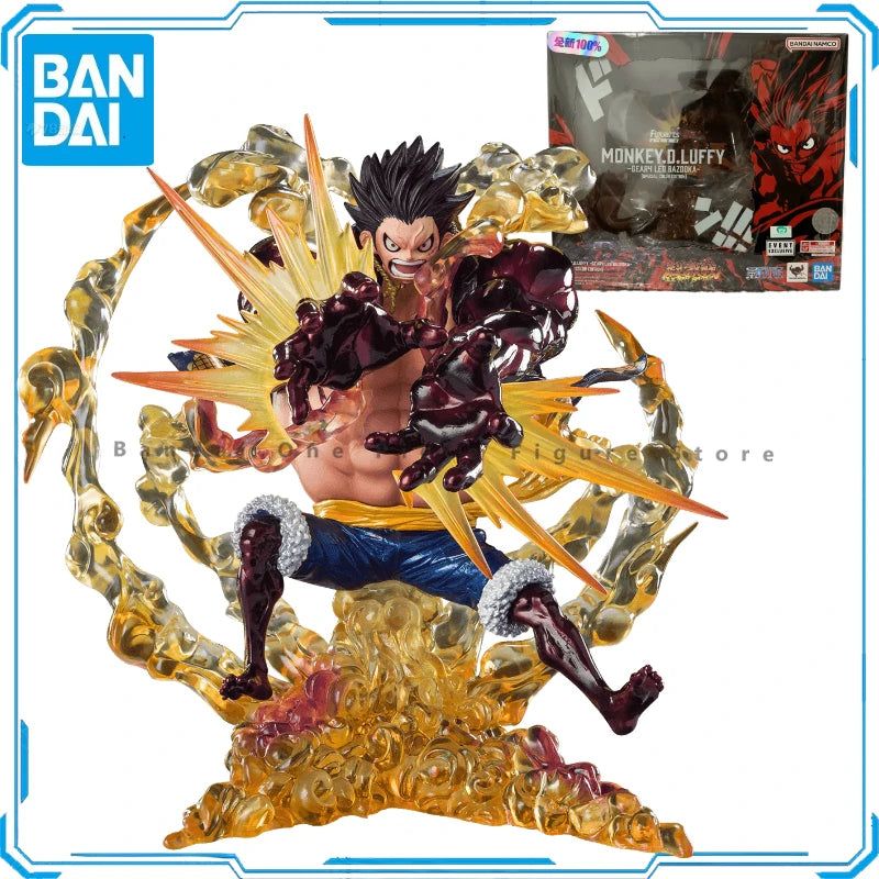 In Stock Original Bandai Figuarts ZERO EXTRA BATTLE Series Luffy Action Figures Animation Toys Collector Anime Hobby Gifts Model