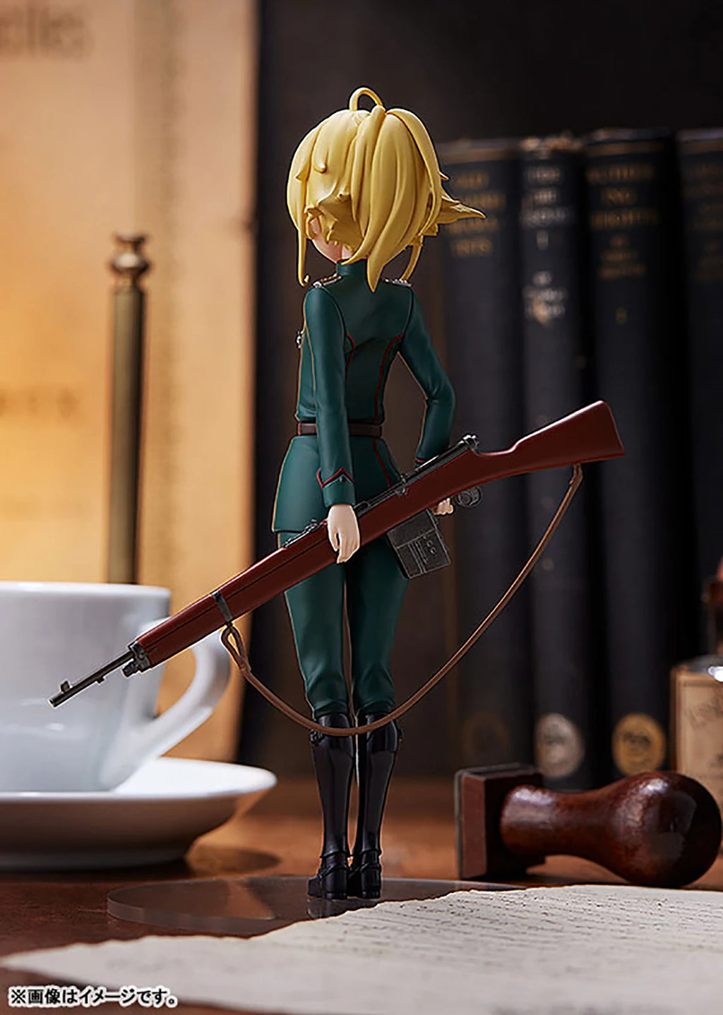 Original Genuine Good Smile Company Prepainted Pop Up Parade Youjo Senki II Tanya Degurechaff H=160mm Anime Character Figure
