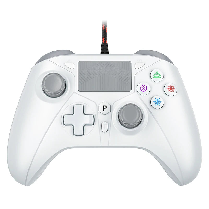 Wired Gamepad for PS5/4/PC Console W/ Turbo Dual Vibration Controller No Delay Instant