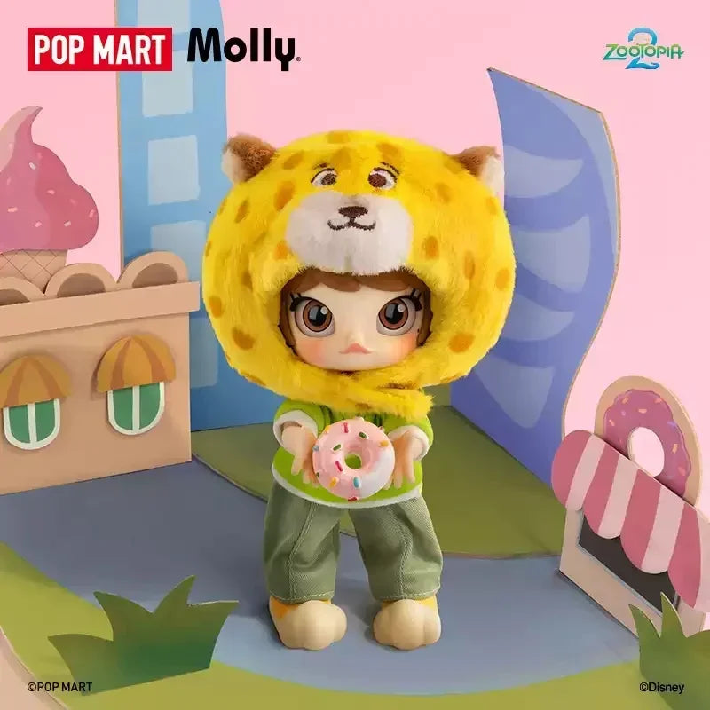 POP MART MOLLY ZOOTOPIA 2 Series 1/12 Blind Box Toys Kawaii Anime Action Figure Surprise Mystery Box Dolls Gift