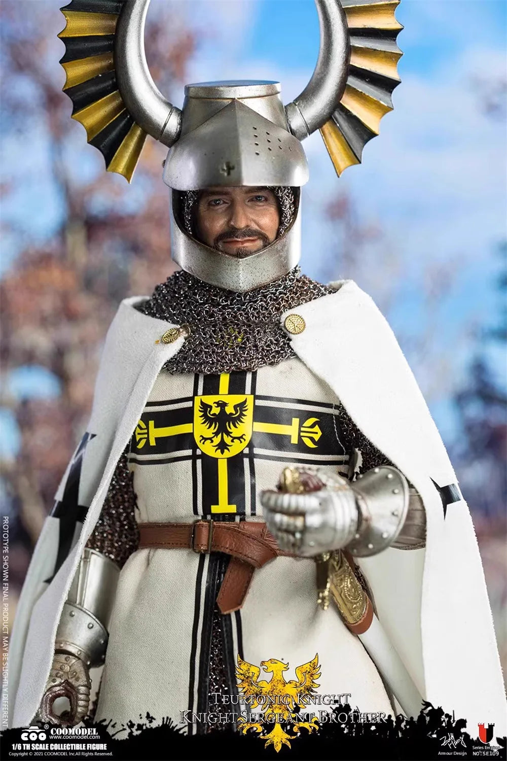 1/6 COOMODEL SE109 Mid Aged Imperial Knight Standard Version Full Set Moveable Action Figure Gift For Fans Collect