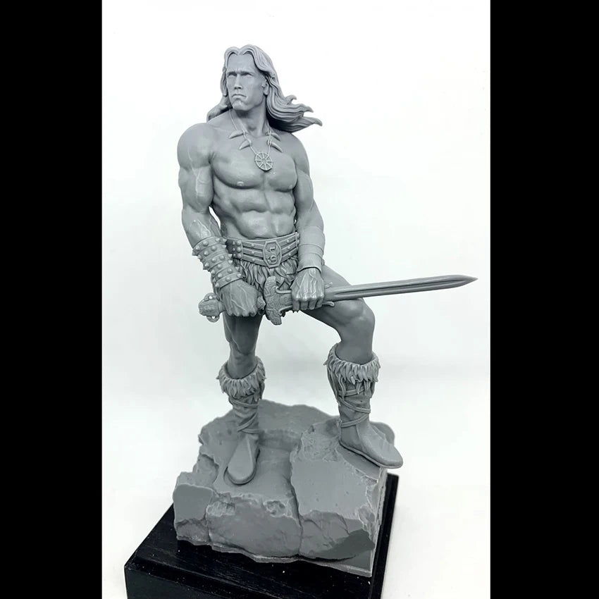 Resin soldier 1/16 120mm   ancient  fantasy WARRIOR STAND soldier  Model Unassambled Unpainted  Figure Building Kit