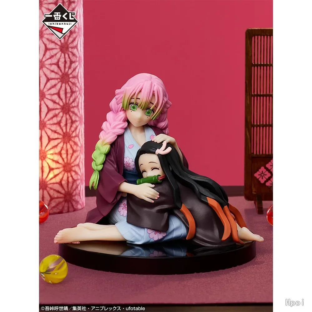 BANDAI SPIRITS Demon Slayer Genuine Figure MASTERLISE Kanroji Mitsuri Kamado Nezuko Anime Figure Pvc Model In shelf Amusement