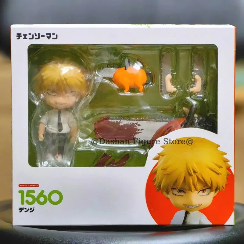Anime Chainsaw Man Action figure Denji Pochita Figurine Cute Figures  Movable #1560 Collection Car Ornaments Model Toys