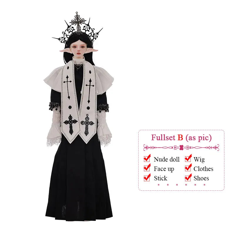 Joybjd Haniel Bjd Doll 1/4 Priest Prayer Religious Style Fantasy Angel Fullset