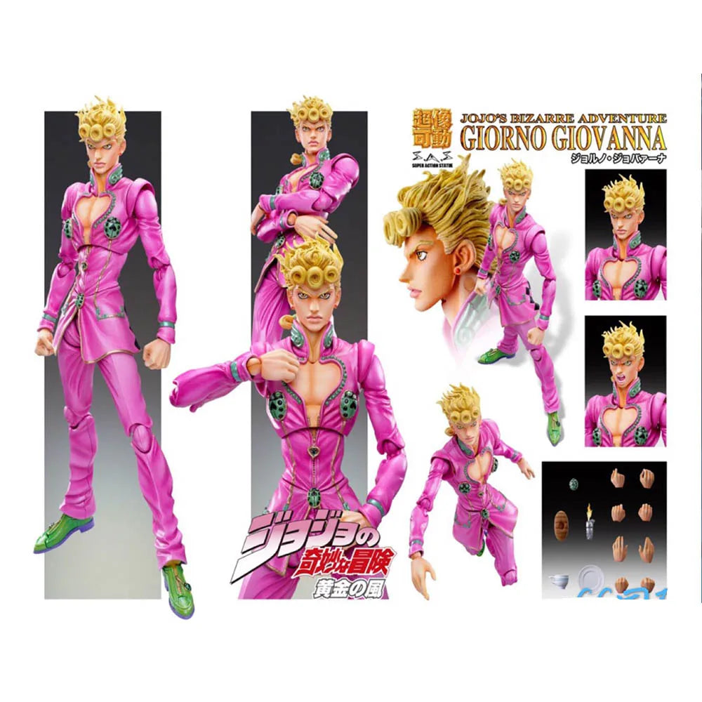 Anime Figures All Types Medicos Original Super Action Statue Jojo's Bizarre Adventure Season 1-8 Anime Model  Action Anime Toys