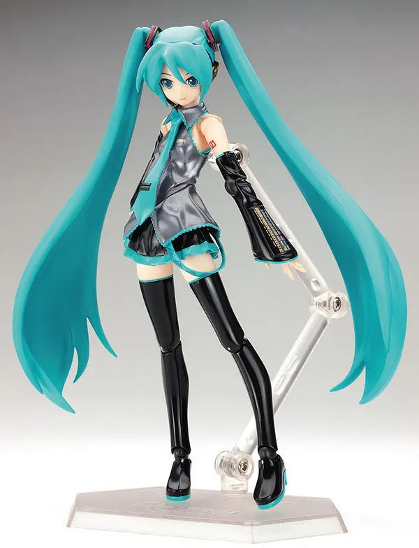 New 15cm Hatsune Miku Anime Girl Figure Figma 014 Virtual Singer Miku Joint Movable Model Statue Kids Toys Doll Collection Gifts