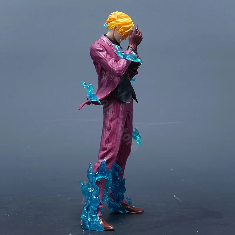 One Piece Figure Sanji Anime Figures VinSmoke Sanji Figurine Devil Foot Statue Pvc Model Collection Decor Toy Birthday Gift