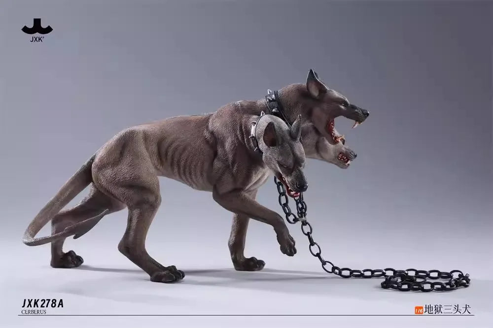 22*11*13.5cm JXK JXK278 Bull2.0 Hell Three Headed Dog Animal Model 1/6 Scence Accessories Fierce Dog For 12" Action Figure Dolls