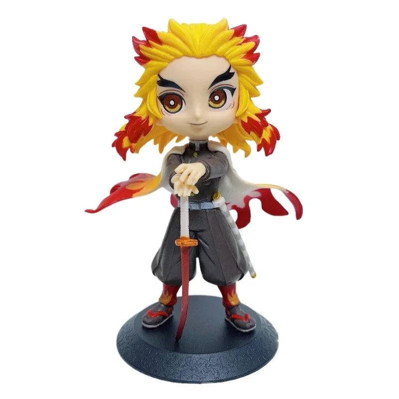 Anime Demon Slayer Action Figurine Kimetsu No Yaiba Figure Kamado Tanjirou Nezuko Agatsuma Zenitsu PVC Model Doll Toys