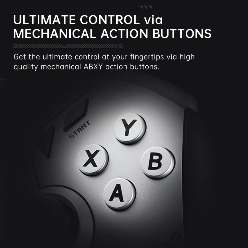 ThuneRobot G60 Wireless Gamepad Controller Hall Effect ALPS Esports Joystick 860mAh Suitable for FPS Shooting Games,Racing Games