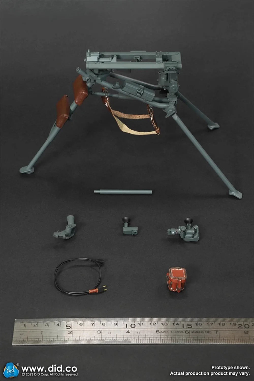 1/6 DID 3R MG42 E60073G Green Color Model Toys Weapon Support PVC Material For 12" Action Figure Scene Component Not the MG42