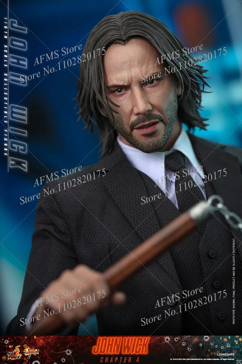 HT HOTTOYS MMS729 1/6 Scale Collectibles Figure Keanu Reeves John Wick 4 Dolls 12Inch Men Action Figure Soldier Model Toys