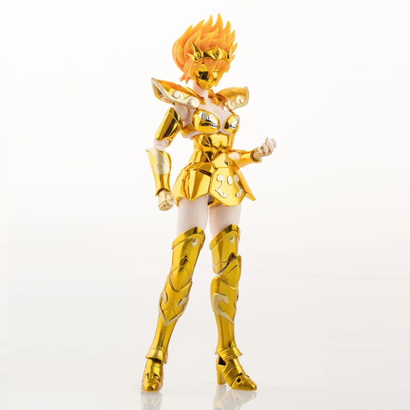 Pre-order Great Toys/GT Saint Seiya Myth Cloth EX Leo Sandy Holy Contract Female Zodiac Knights of Action Figure Model