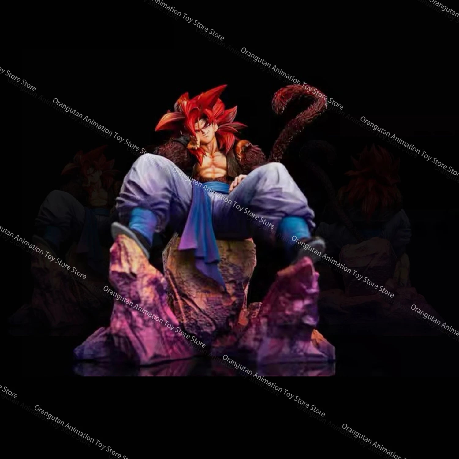 Anime 25cm Dragon Ball Gogeta Figures ssj4 Gogeta anime Figures PVC Statue Collection Model Toys Gifts