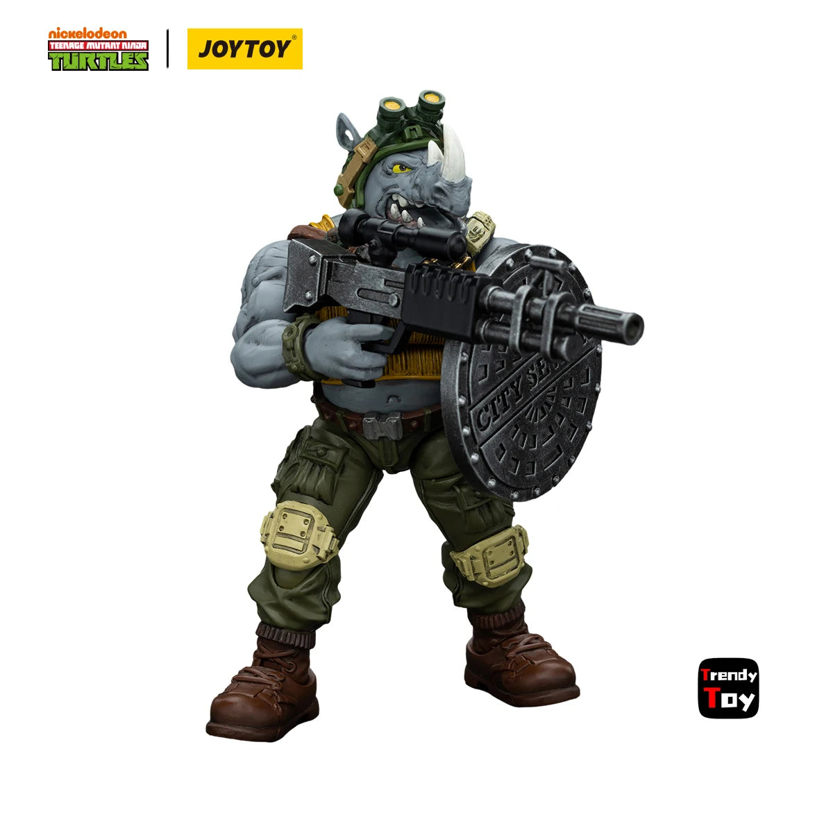 【Pre-sale】JOYTOY TMNT-Rocksteady TMNT-Beebop 2PCS 1/18 Action Figure Toys