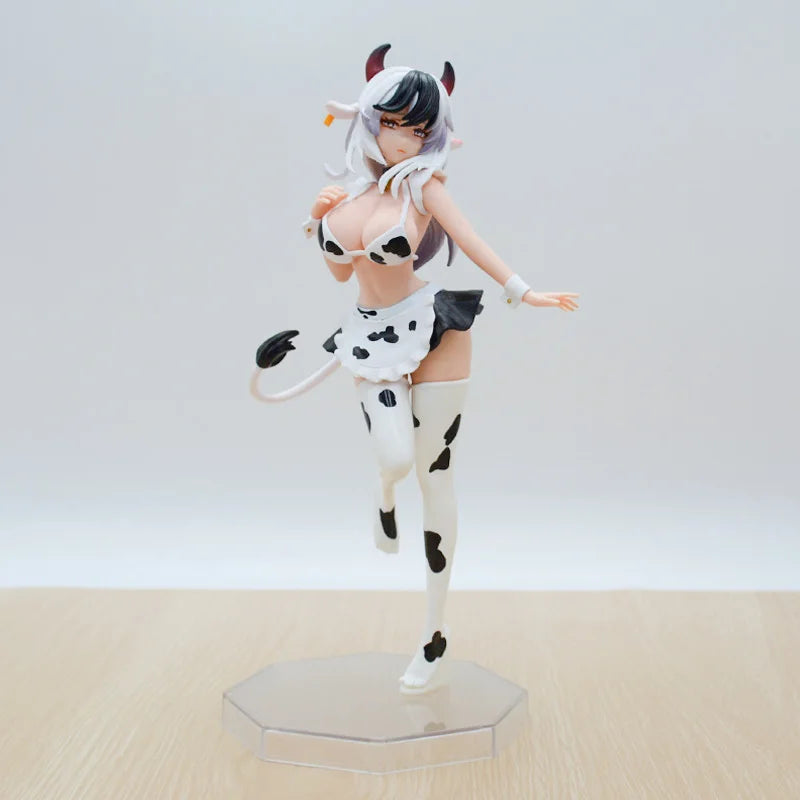 22cm Uzaki-chan wa Asobitai! Tsuki Uzaki Sexy Anime Girl Figure DreamTech Cow Pattern Bikini Action Figure Adult Model Toys Gift