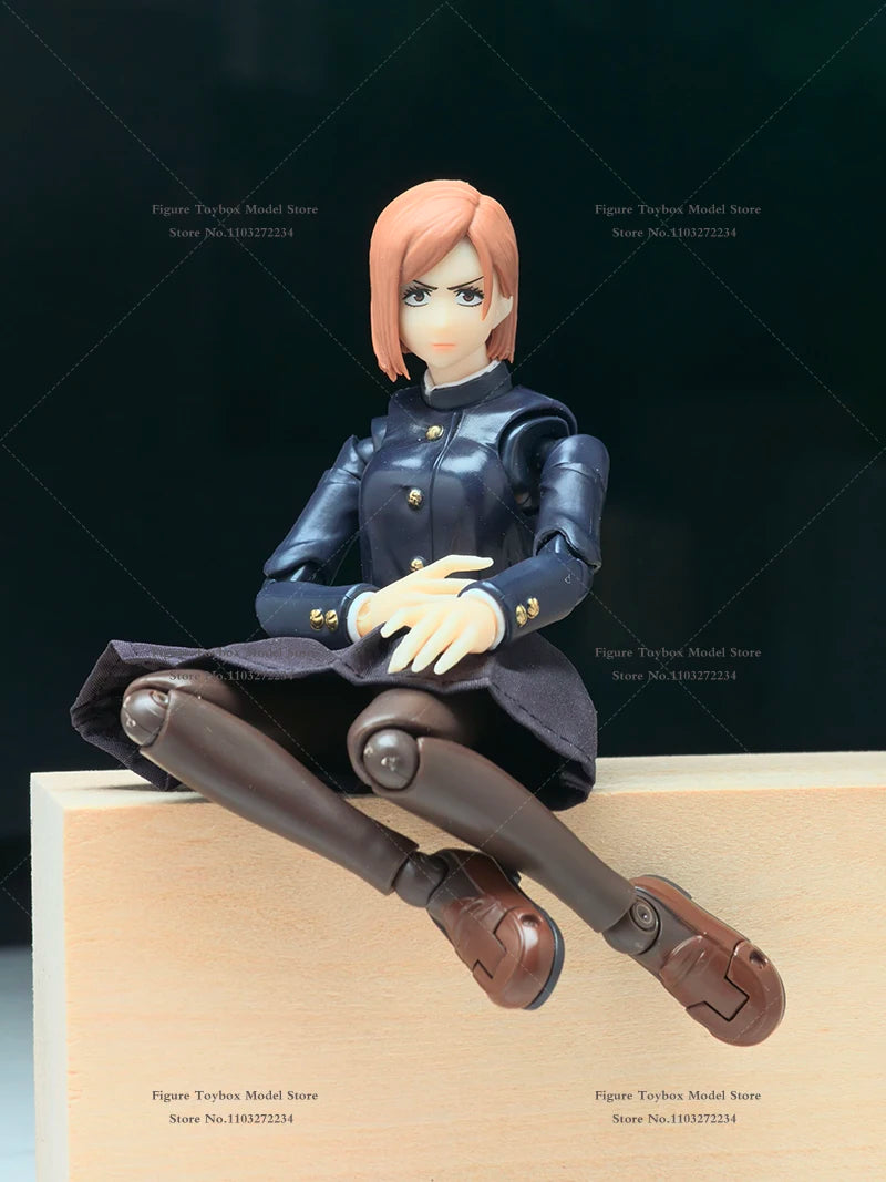 1/12 Кугисаки Нобара Аниме Жена Войник Мини Пола Играчки Дрехи Аксесоар За Джуджуцу Кайсен 6 инча Shf Фигурка Декорация