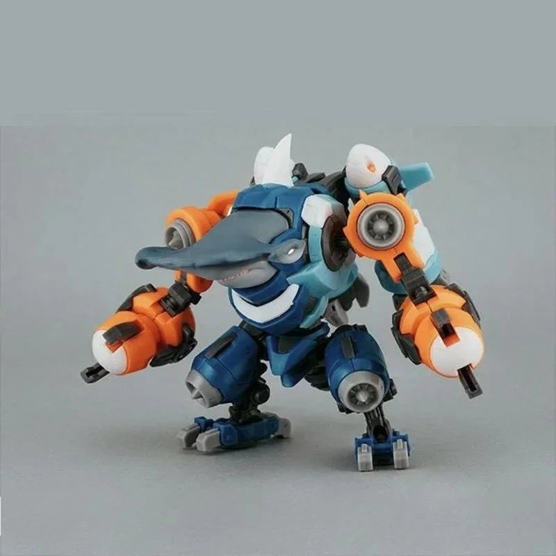 NEW KEMO FIFTYSEVEN Manhunter GROUND ARMOR NO.57 1:24 3-Pack Turtle Armord Puppet Squad Anime Action Figure Set SHARK Toy Gift