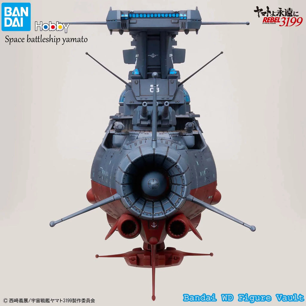 In stock Bandai  1/1000 Wave Test Ship Galaxy [3199] Space battleship yamato  Figures Anime Model Genuine Boxed Toy Gift