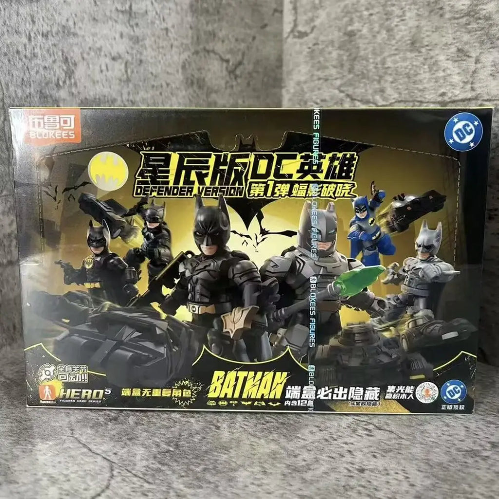 IN STOCK Original BLOKEES DC Batman GV01 Defender Set Armored Batmobile & Bruce Wayne Figure Doll  Collectible Toy Perfect Gift
