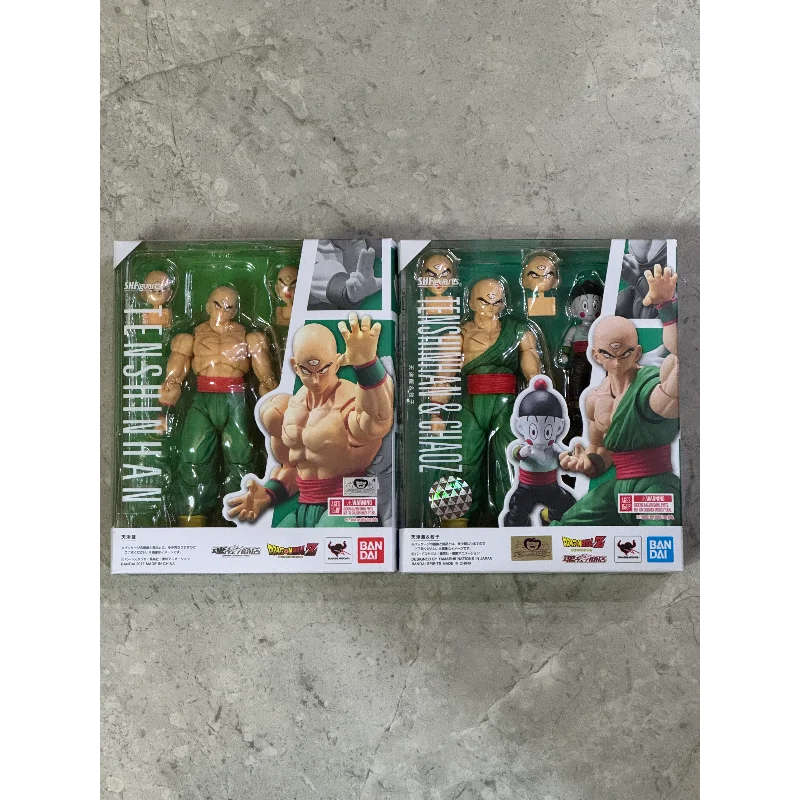 Genuine New Bandai SHF Tien Shinhan Soul Limited Dragon Ball Z Articulated Figure, Toy Doll, Gift, Collectible, in Stock