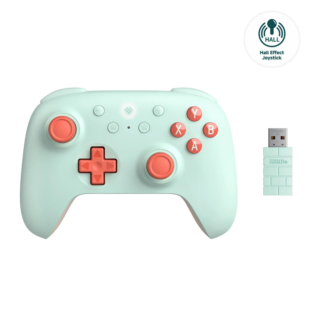 8BitDo Ultimate 2C Wireless Gaming Controller New Color Gamepad Joystick for PC Windows 10/11 Steam Deck Raspberry Pi Android