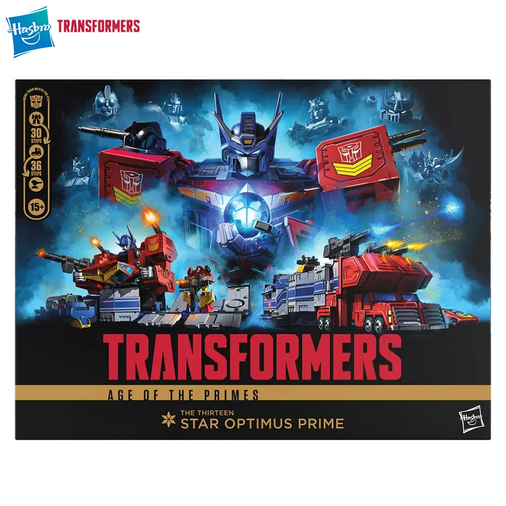 [In-Stock] Hasbro Transformers Age of the Primes The Thirteen Star Optimus Prime Great 38cm Titan Class Action Figure Model Toys