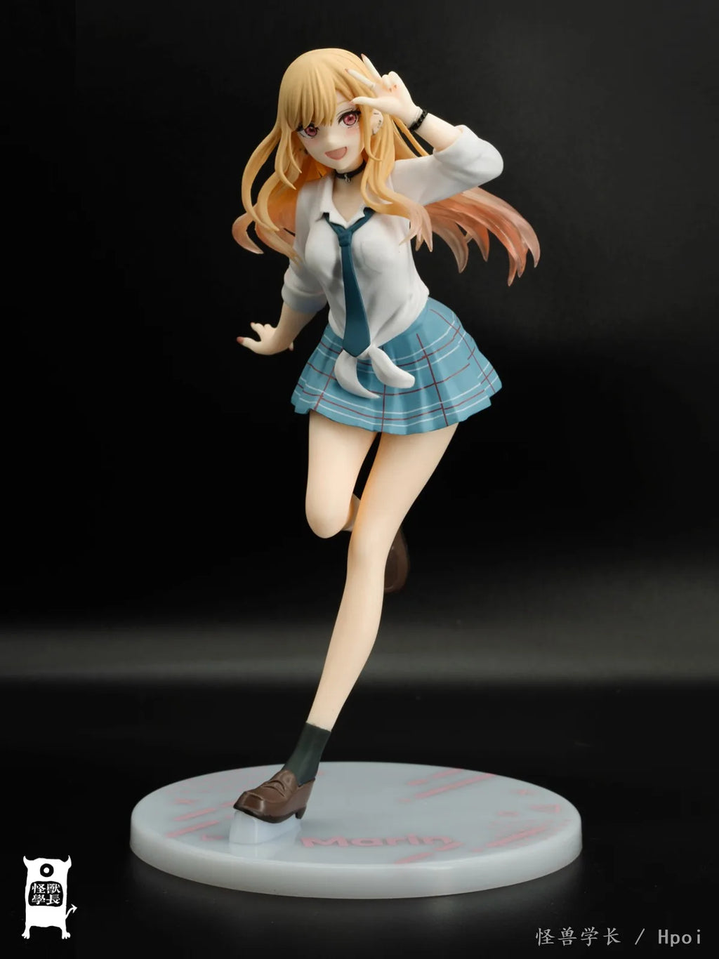 18CM Anime My Dress Up Darling Kitagawa Marin Figure School Uniform Dress Up Standing Model Toy Gift Action Figure For Kids PVC