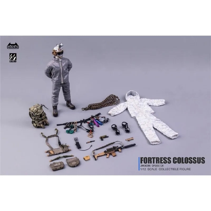 In Stock HASUKI SA-03 FORTRESS COLOSSUS UNKNOWN OPERATOR 1/12 Action Figure Anime Model Trendy Toy Desktop Doll Collectible