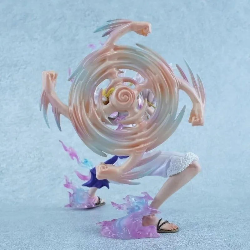 Bandai Banpresto High Quality Model Figure Ornaments Swing Hands and Fists Nika  Luffy Model Doll Anime Action Trendy Play Gift