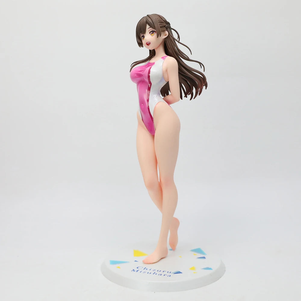 25cm Anime Hobby JAPAN Ichinose Mizuhara Chizuru 1/7 PVC Action Figure Sammlung Modell Spielzeug Geschenk