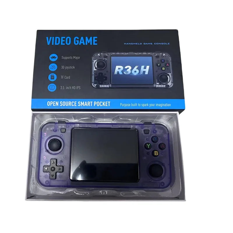 64G Retro Handheld-Konsole Open-Source-Spielkonsolen 3,5 Zoll Linux-System 